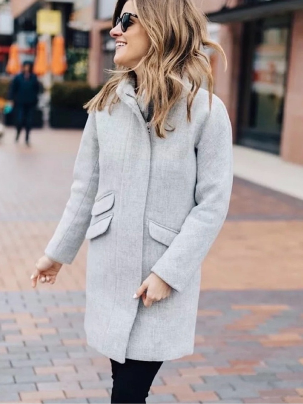 JCrew Cocoon Coat - Size Six